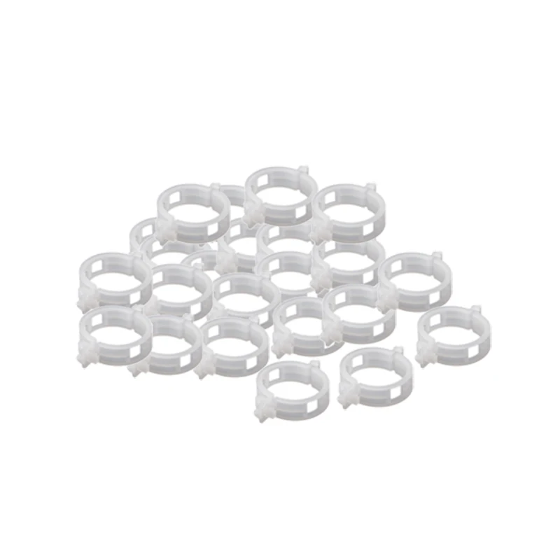 

400Pcs Reusable 2m Plastic Plant Support Clips Clamps For Plants Hanging Vine Garden Greenhouse Vegetables Tomatoes Clips
