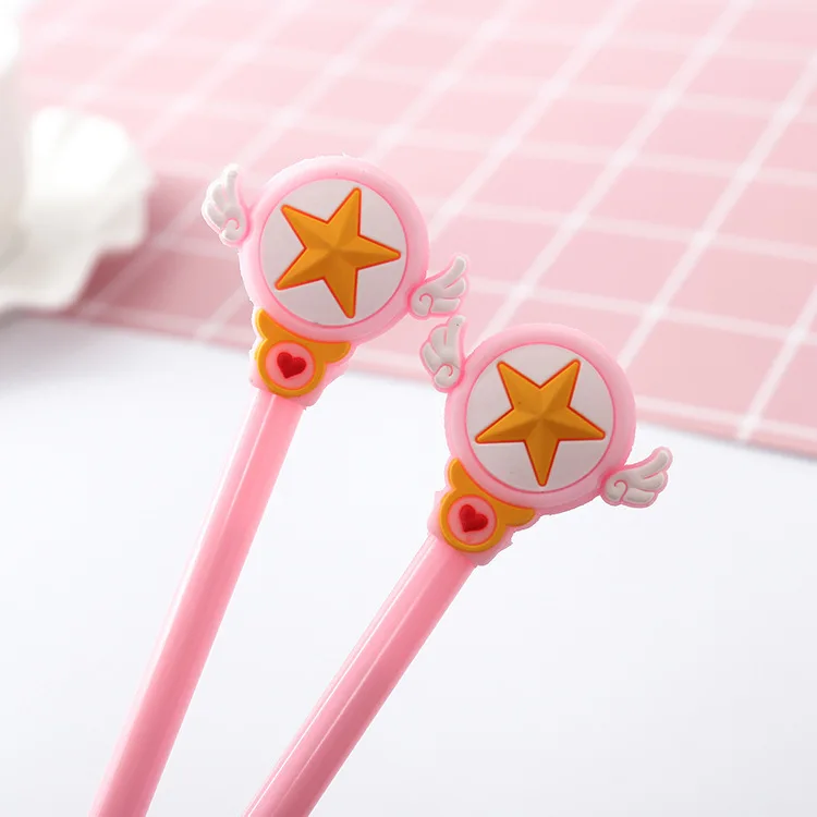 3 шт./лот Angel 0,5 мм черные ручки для школы канцелярские гелевые ручки kawaii школьные принадлежности милые ручки канцелярские гелевые кавайные ручки 040119