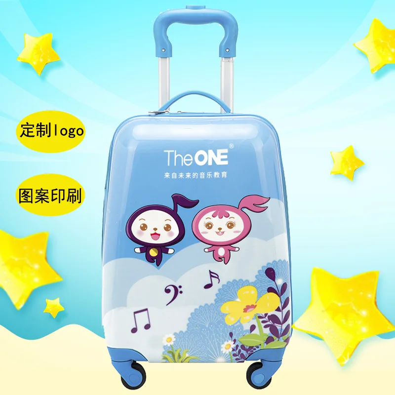 

Customizable Pattern CHILDREN'S Trolley Case 16-Inch 18-Inch Logo Printing Kindergarten Education Institution Cartoon Luggage An