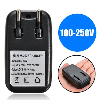 

Mayitr 1pc AC100-250V Coin Button Battery Charger Professional Coin Cell Travel Chargers for LIR2032 2025 EU Plug