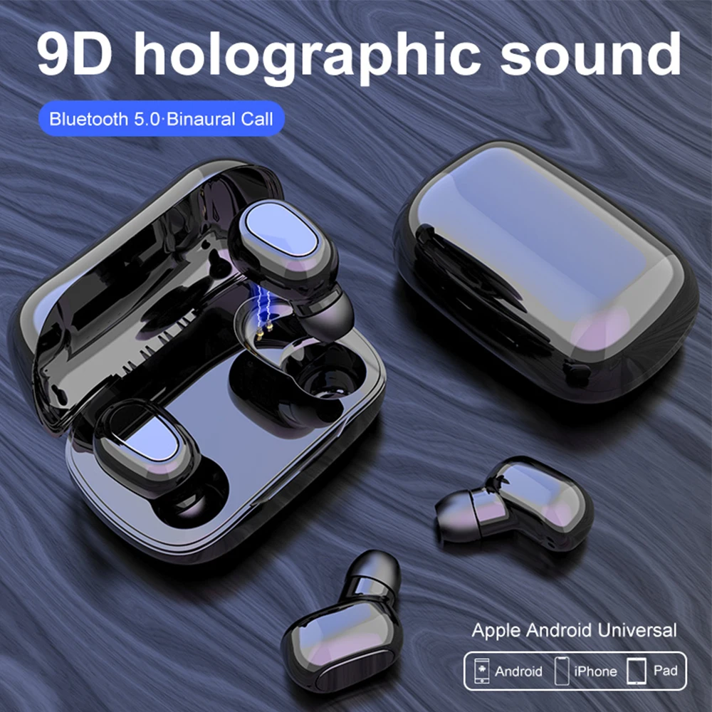 Touch Control Wireless TWS Headphones Stereo Bluetooth 5 0 Earphone HiFi Earbuds Gaming Sport Headset for iPhone Xiaomi Samsung