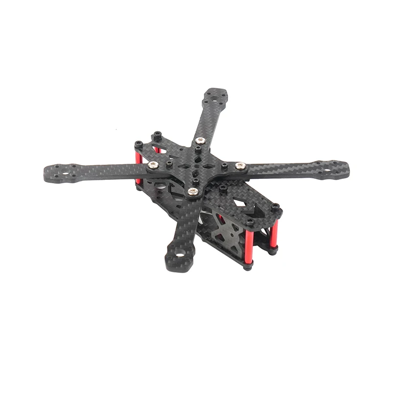 Комплект рамок Mini FPV FS135 135 мм Колесная база из углеродного волокна CF стойка для DIY