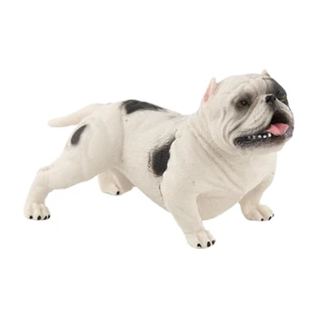 

Simulation Bulldog Bully Dog Plastic Animal Model Decoration Pet Dog Model
