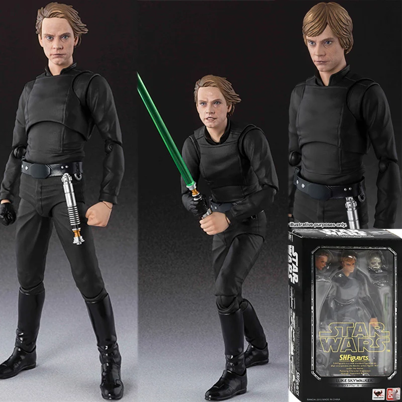 SHF Star Wars Luke Skywalker ПВХ фигурка модель игрушка; подарок 15 см