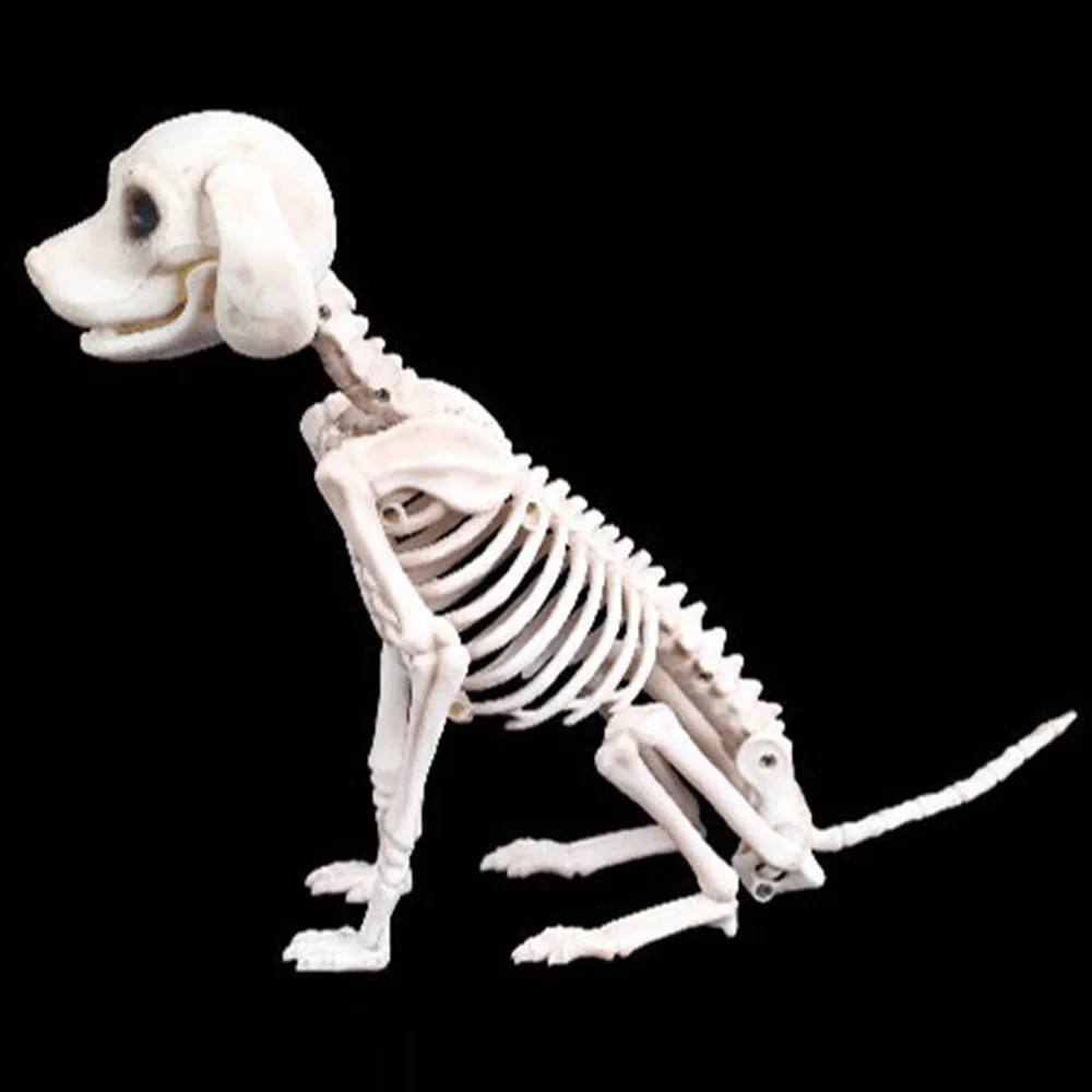 Halloween Skeleton Dog Prop Animal Bones Party Shop Decoration Horror Skull Props | Дом и сад