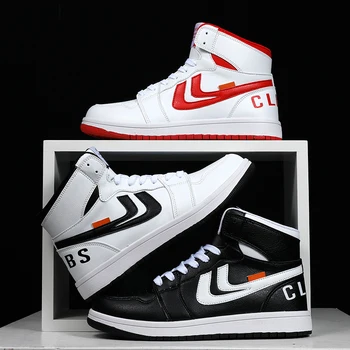 

Men Casual Shoes High Top Board Shoes Men Fashion Sneakers Student Flat Shoes Popular Walking Shoes Light Soft Bottom Men Shoes