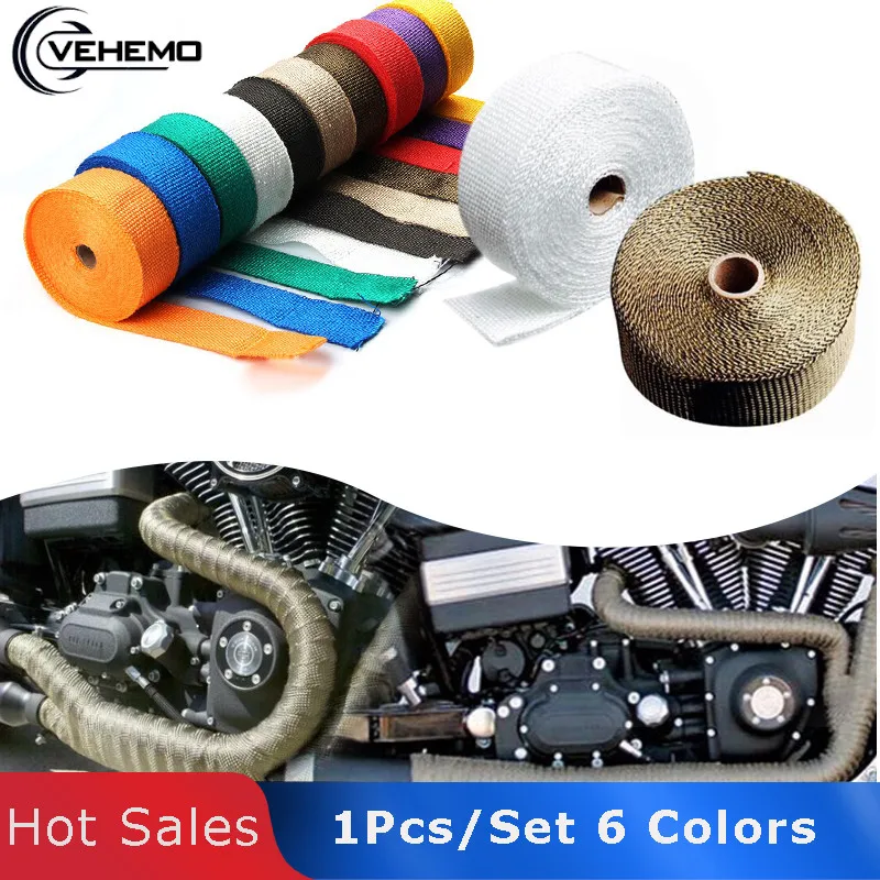 

10 Pipe Heat Exhaust Heat Shield Thermo Turbo Wrap Tape For Car Truck Intake Intercooler Reflective Insulation Kit Refit Design