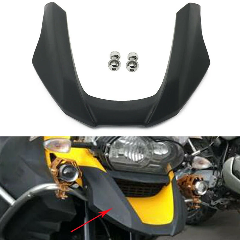 Черное Удлинительное переднее крыло мотоцикла для BMW R1200GS 2008 2012 R 1200 GS 2009 2010 2011| |