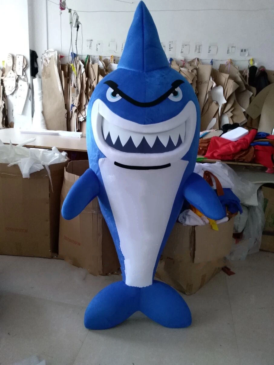 サメのマスコットコスチューム 漫画のキャラクター 合成皮革 面白いマスコット コスプレテーマ コスチューム カーニバル マスコット Aliexpress