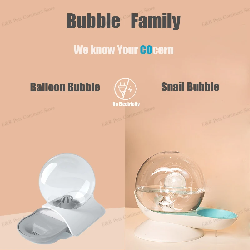 Tanie Bubble automatyczna miseczka na wodę dla kota fontanna dla zwierząt dozownik do wody duża miska do picia napój dla kota 2,8l bez prądu