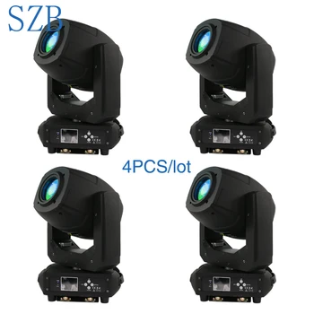 

230W LED Lyre Moving Head Light with two effect prism Party Light DJ stage light 4pcs/lot/SX-MH230A