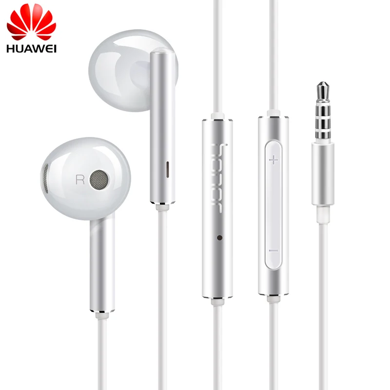 Оригинальные наушники huawei AM116, проводные наушники 3,5 мм, наушники-вкладыши, микрофон, регулятор громкости для смартфонов samsung, xiaomi, SONY, huawei