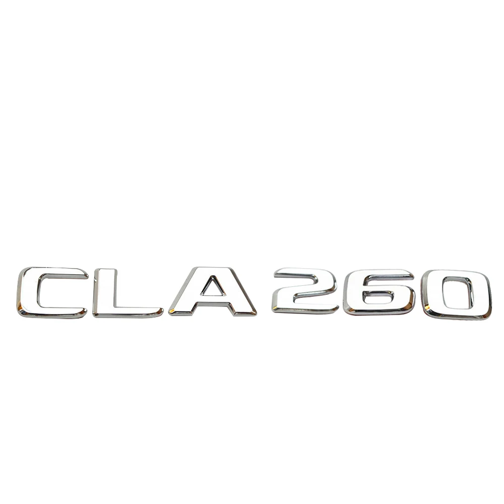 CLA180 CLA200 CLA220 CLA250 CLA260 задний багажник письмо эмблемы Стикеры 3D для Mercedes Benz AMG CLA