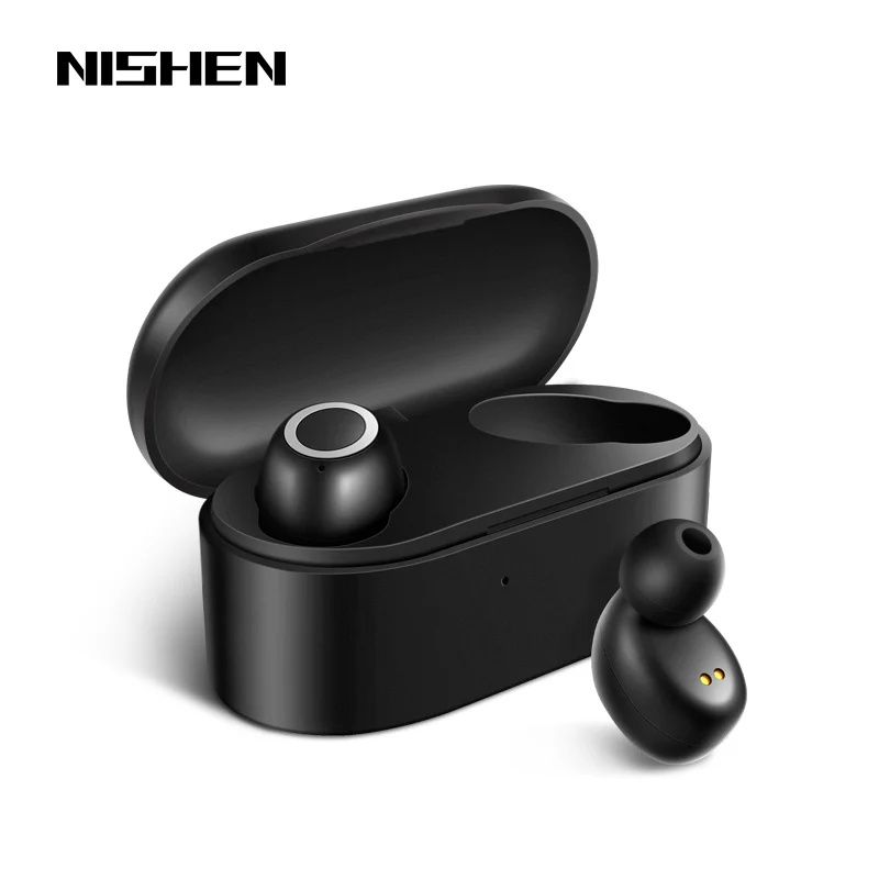 TWS Wireless 3D Stereo Bluetooth V5.0 Earphone Portable Touch Earbud With Charge Case Sport Bass Headset Auto Power On/Off | Электроника