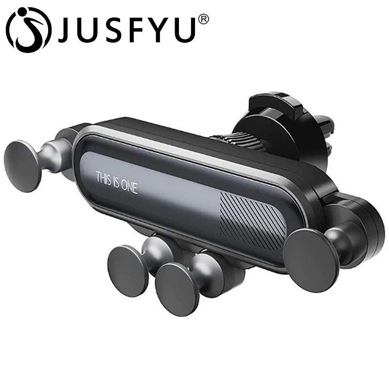 

2020 New No Magnetic Car Phone Holder Gravity Air Vent Car Holder Universal Phone ring Car Mobile Stand For iPhone Huawei xiaomi