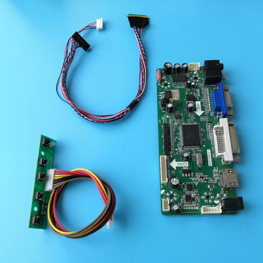 Комплект для LP140WH2-TLP1 DVI панель 1" аудио карта DIY плата контроллера HDMI VGA 40pin LVDS светодиодный ЖК-экран монитор 1366*768