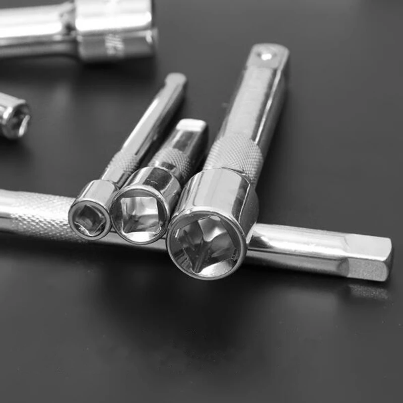 9 шт. C-r-V 50-250 мм карданный шарнир привода 1/4 дюйма 3/8 дюйма 1/2 дюйма адаптер рукав шатун трещотка гаечный ключ ручной инструмент