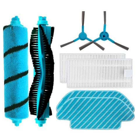 Roller Soft Brush Filter Mop Cloth Replacement Parts For Cecotec Conga 1690 Pro Robotic Vacuum Cleaner Spare Parts