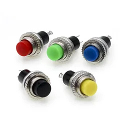 6 colors DS-314 10 MM 250V 0.5A horn button switch metal tactile self-resetting miniature circuit breaker Bouton Poussoir