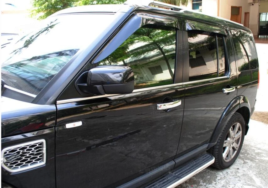 Для Land Rover LR4 Дискавери 4 2010- окно литья отделка Нержавеющая сталь экстерьер автомобиля на подоконник планки 4 шт./компл