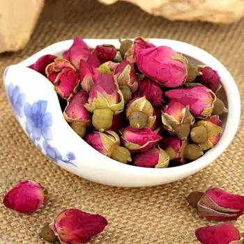 

China Tea 2019 Roses Flower Tea Chinese Organic Red Rose Dried Flowers Buds Blooming Tea