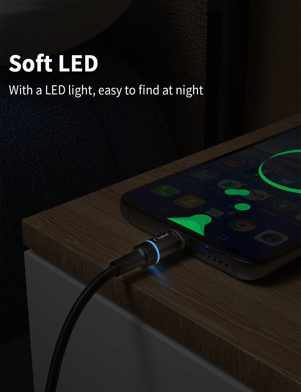 FPU Магнитный кабель для зарядного устройства Micro USB кабель для быстрой зарядки типа C Магнитный кабель для быстрой зарядки 3,0 для iPhone кабель для зарядного устройства USB провод шнур