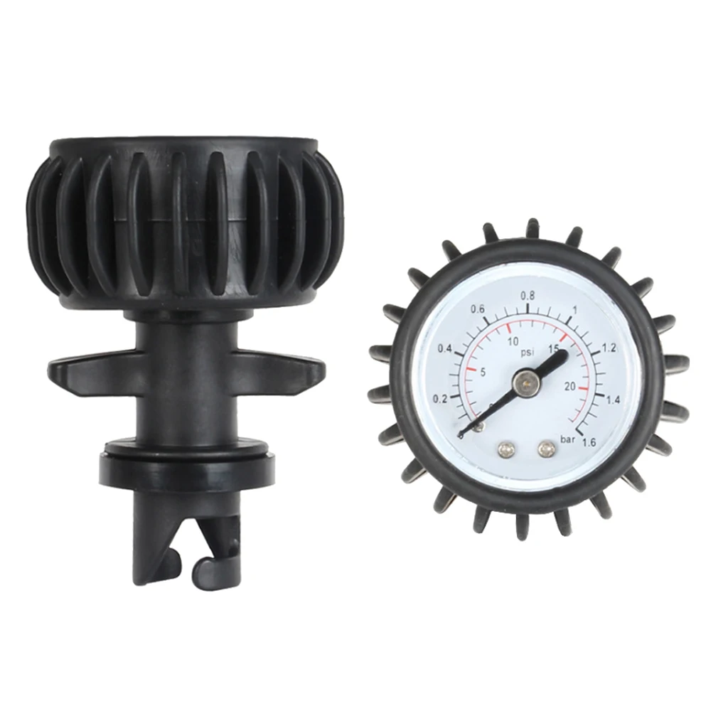 Air Pressure Gauge Checker Connector for Inflatable Boat Kayak Canoe Raft Rowing Boats Accessories