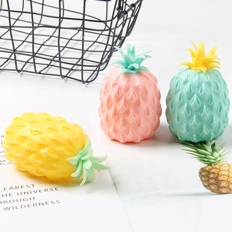 Balle Anti-stress Douce En Forme D'ananas Pour Enfant Et Adulte, Jouet  Créatif Et Sensoriel, Idée Cadeau - Piadas E Pegadinhas - AliExpress