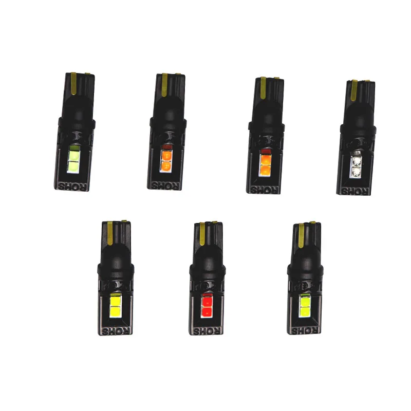 100 шт. T10 canbus convext 3030 светодиодный 4 smd W5W Автомобильный интерьер чтение без ошибок светодиодные фары для парковки автомобиля боковой свет сигнальные огни 12 В