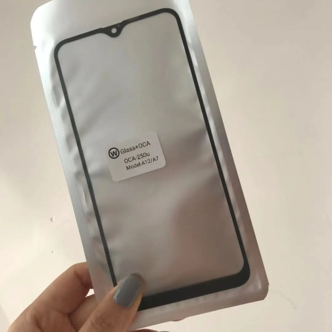 Внешнее стекло сенсорного ЖК-экрана с клеем OCA для Samsung A12 A52 A02S F41 M21S M31S A6 A8 PLUS 10 шт. |
