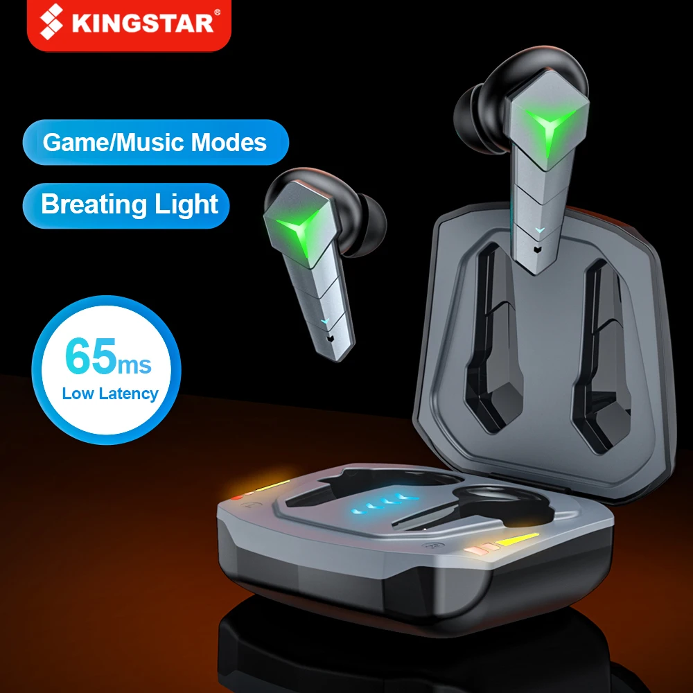 TWS-наушники KINGSTAR игровые с поддержкой Bluetooth и микрофоном | Электроника
