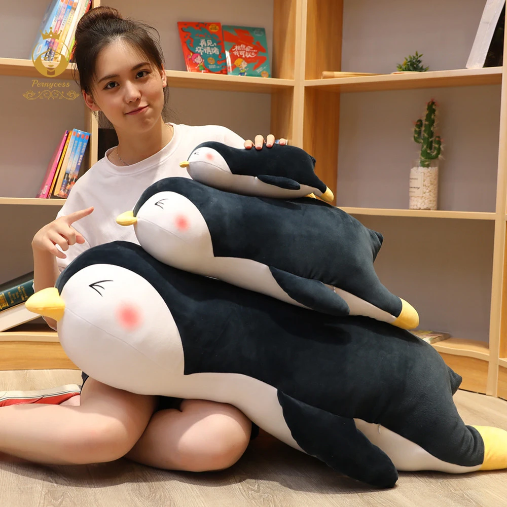 

1PCS 30-100cm cute Giant penguin stuffed toy soft marine stuffed animal doll sleeping pillow cushion Fashion Toy for Kids
