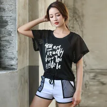 Стиль, спортивный женский костюм, одежда для бега, спортивные штаны, для спортзала, быстросохнущая одежда для похудения, для утреннего бега, одежда для йоги, летняя