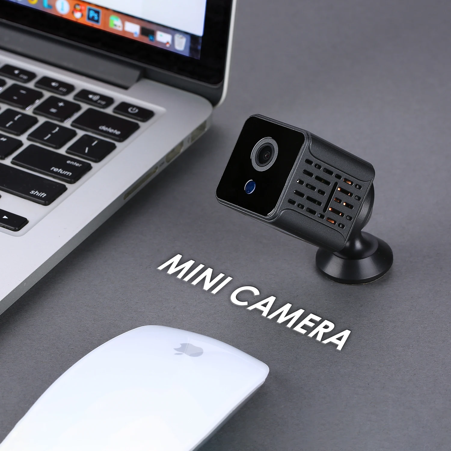 Мини ip камера 1080p с вращением на 360 градусов магнитный кронштейн домашняя