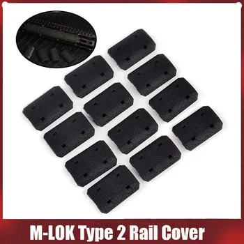 

Airsoft M-LOK Type 2 Rail Cover M lok Hunting Handguard Weaver 20mm Picatinny Rail Cover 12pcs/1Pack