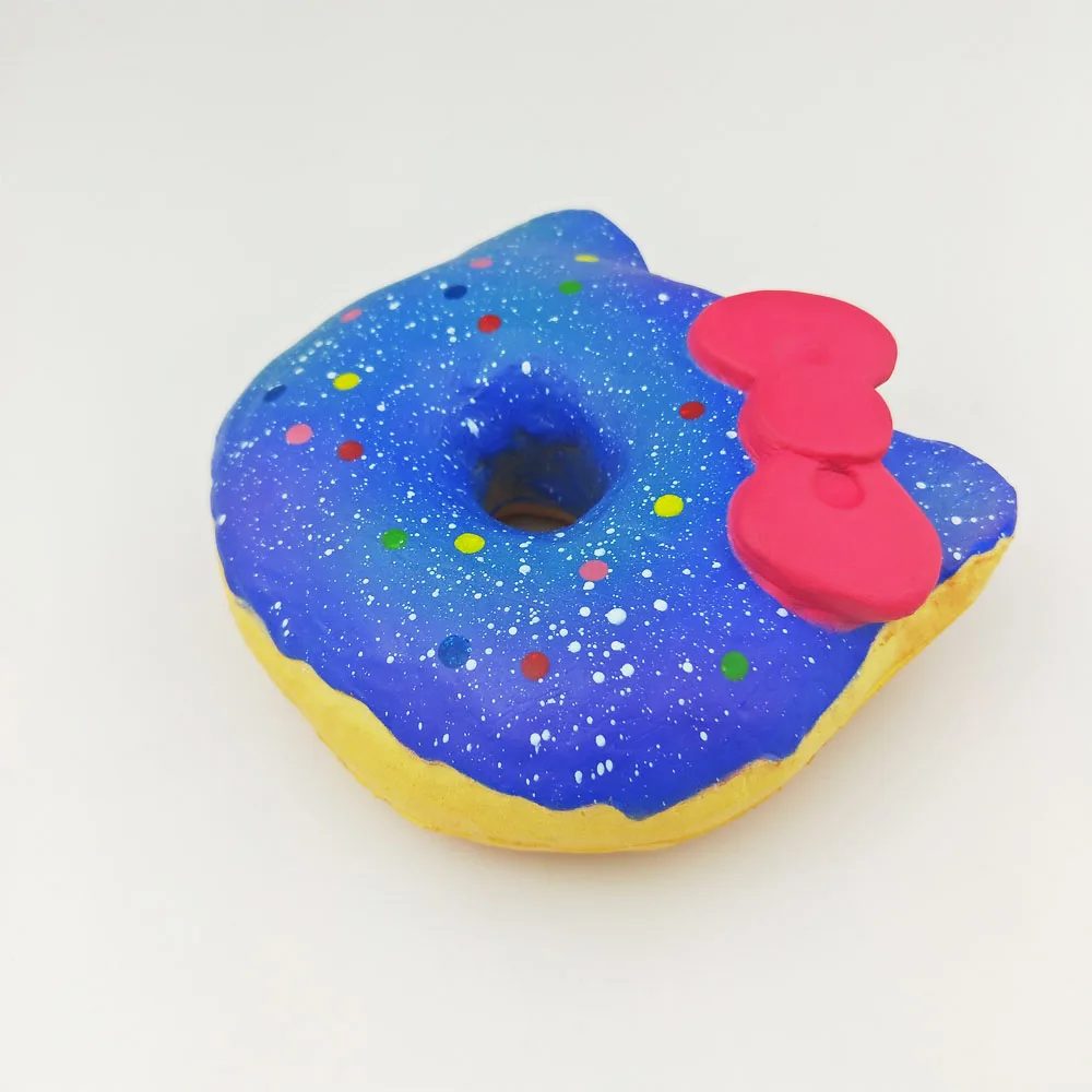 Мягкое Hello kitty пончик медленный отскок сжимаемые игрушки снятие стресса игрушки Забавный сюрприз популярные игрушки