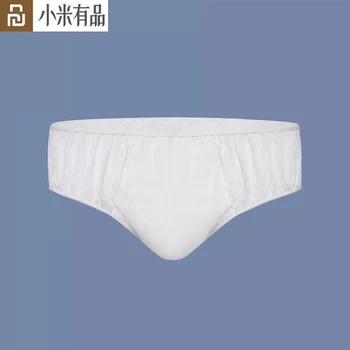 

Youpin 5pcs Disposable Sterile Underwear for Women Men Boxer Cotton Panties Comfortable Male Flat Angle Underpants Briefs