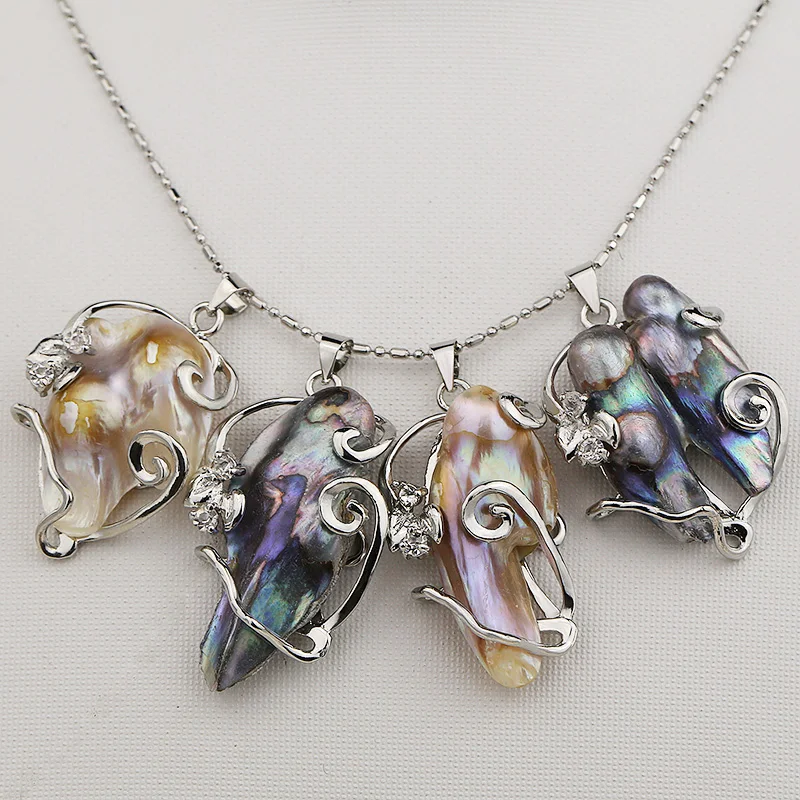 RENESSA, жемчужное ожерелье с подвеской, натуральный пресноводный жемчуг, ювелирное изделие, уникальный стиль, ожерелье с подвеской для женщин