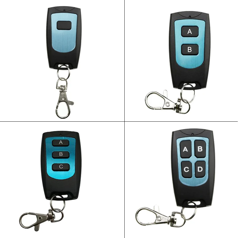 

1 2 3 4 CH 1CH 2CH 3CH 4CH RF Wireless Remote Control RF Waterproof Transmitter,315/433.92 MHZ/lamp/Garage Door