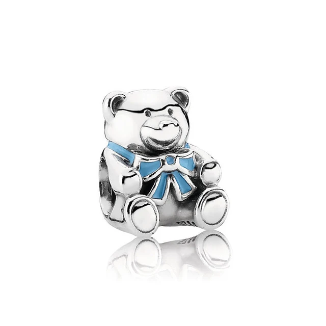 925 пробы, серебро, 1:1, аутентичный, 791480CZ, ромашка, проложенный, серебряный шарм с кубическим цирконием, браслет, для женщин