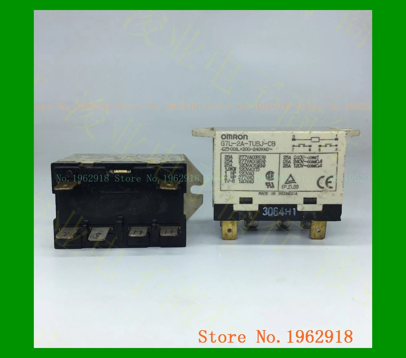 

G7L-2A-TUBJ-CB 200-240VAC 25A The old