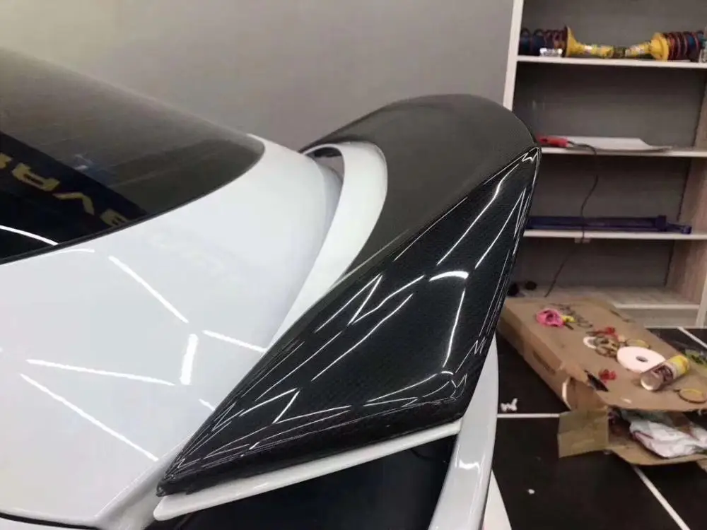 Автомобильные аксессуары для AUDI A7 S7 RS7 2013 углеродное волокно задний спойлер на крыше задний Багажник крыло украшение