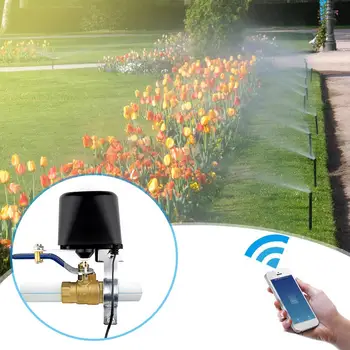 

WiFi Smart Water Valve Smart Home Automation System Valve for Gas Water Control Excellent Craftsmanship Well Durability