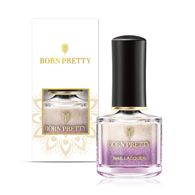 BORN PRETTY 6 мл термальный лак для ногтей, меняющий цвет, яркий блеск, отшелушивающий лак для ногтей, маникюр, сделай сам