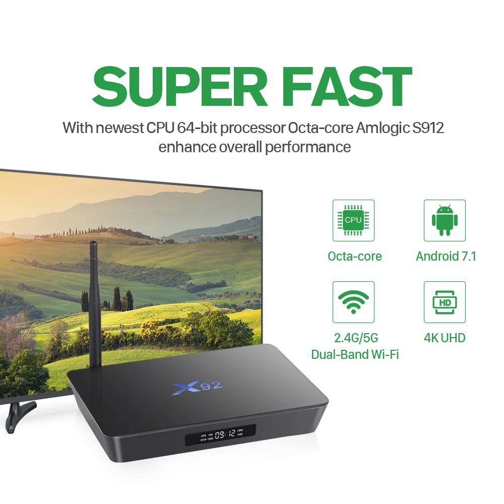 QHD tv 1 год Франция арабский IPTV Box на базе Андроид X92 2G 16G поддержка BT двухдиапазонный WiFi 4K Belgium netherland IP tv подписка QHD tv