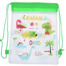 HJKL мультфильм Динозавр Сумки на шнурке Детский рюкзак со шнурком детская одежда, платье детский Органайзер Подарочный мешочек Сумка для белья