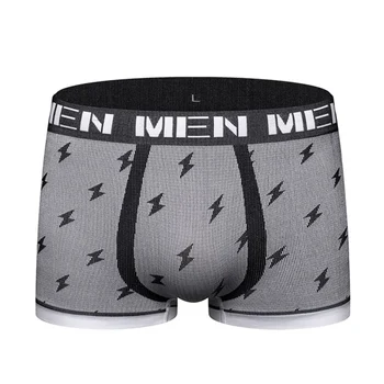 

Fashion Trend Lightning Pattern Printed Underwear Simple Comfortable Men's Boxer