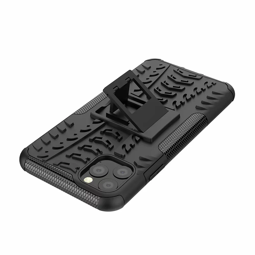 Сверхпрочный жесткий пластиковый защитный чехол для iPhone 11 Pro Max X XR XS Max, мягкий силиконовый бампер, защитный чехол на 6 6S 7 8 Plus, задняя крышка