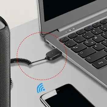 

Baseus Bluetooth Transmitter Wireless Bluetooth Receiver Car Cable 3.5mm AUX For Speaker Bluetooth 5.0 Adapter Headphones A E3S2