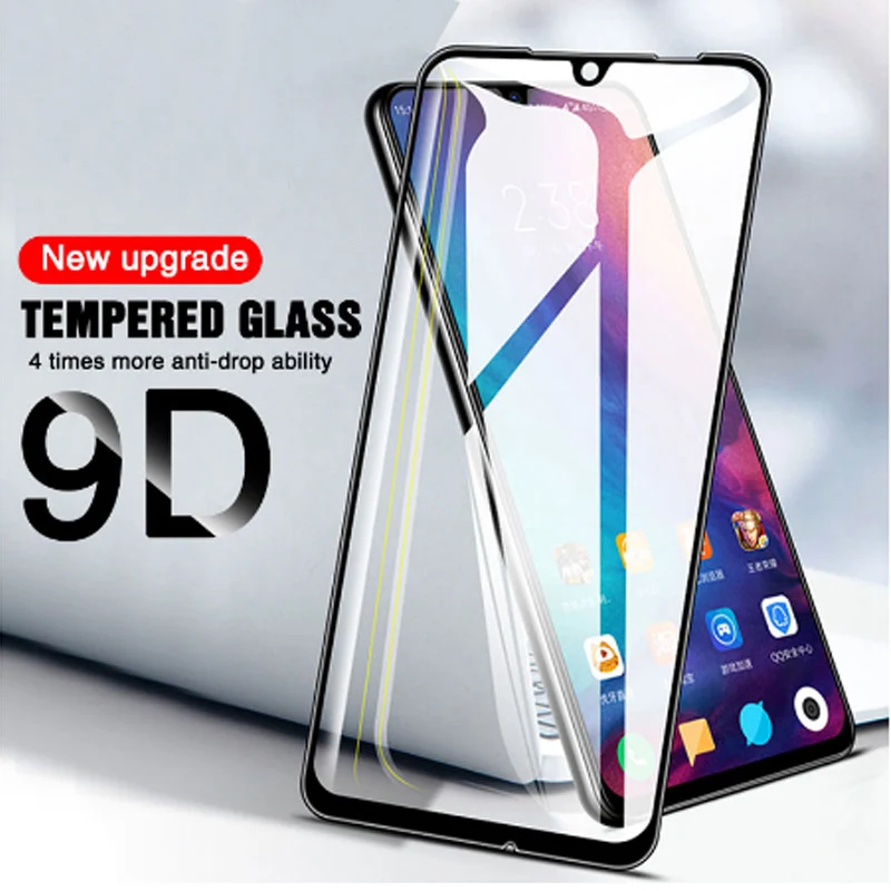 

Protective New Tempered Glass For Xiaomi 9 Full Cover Screen Protector Film For Redmi Note 7 6 5 Pro Redmi K20 Pro 5Plus